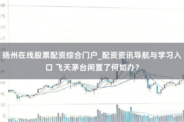 扬州在线股票配资综合门户_配资资讯导航与学习入口 飞天茅台闲置了何如办？