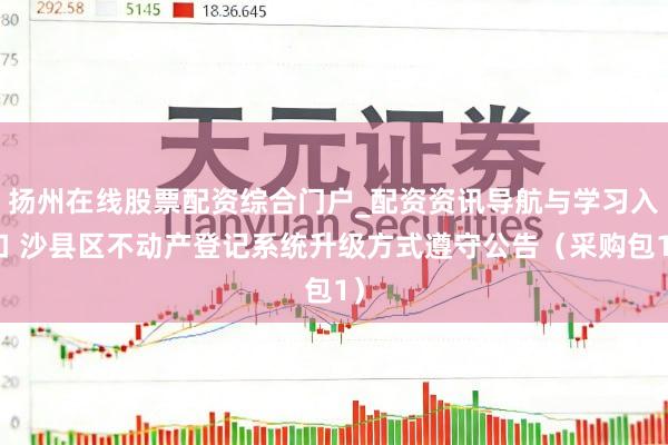 扬州在线股票配资综合门户_配资资讯导航与学习入口 沙县区不动产登记系统升级方式遵守公告（采购包1）
